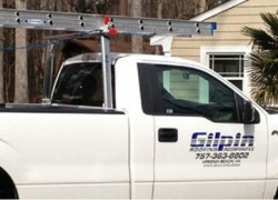 Gilpin Roof Repair Truck in White